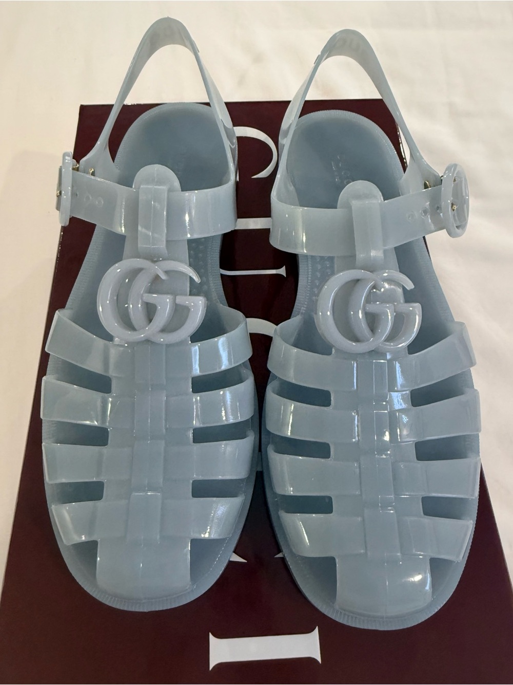 Gucci Rubber Sandal Double G